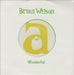 Brian Wilson Wonderful - Lime Green Vinyl UK 7" vinyl single (7 inch record / 45) MDA001X