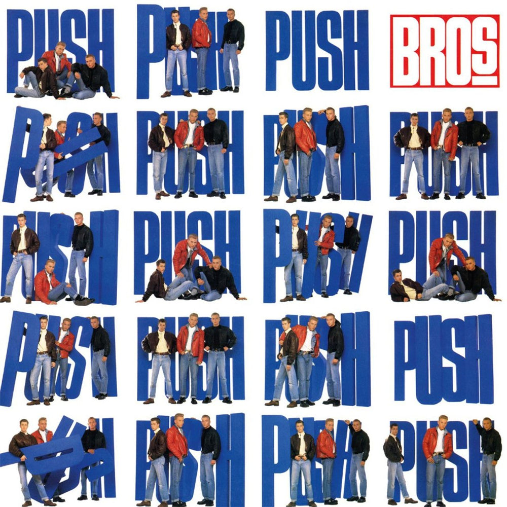 Bros Push - Blue Vinyl 35th Anniversary Edition UK vinyl LP album (LP record) BROLPPU814294