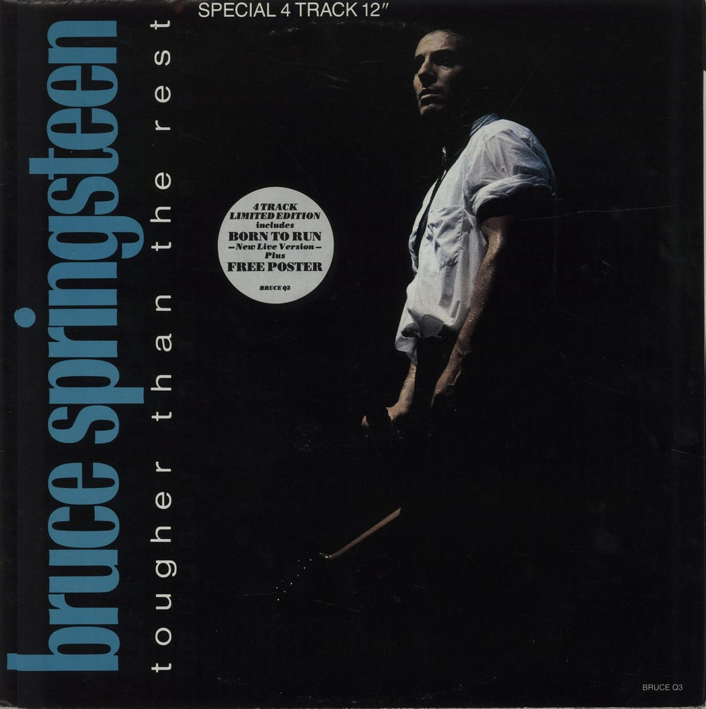 Bruce Springsteen Tougher Than The Rest - Poster Sleeve UK 12" vinyl single (12 inch record / Maxi-single) BRUCEQ3