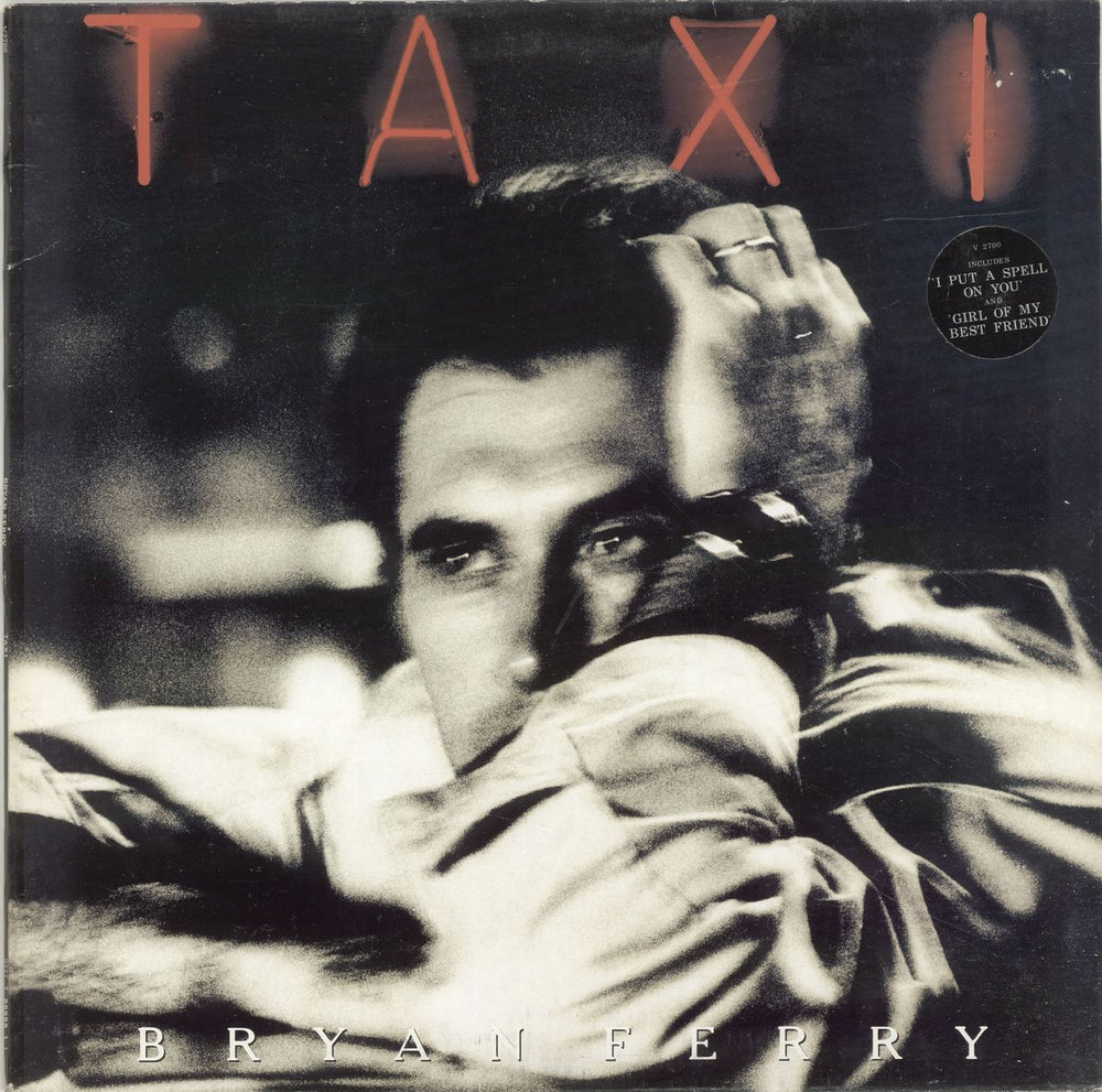 Bryan Ferry Taxi UK vinyl LP album (LP record) V2700