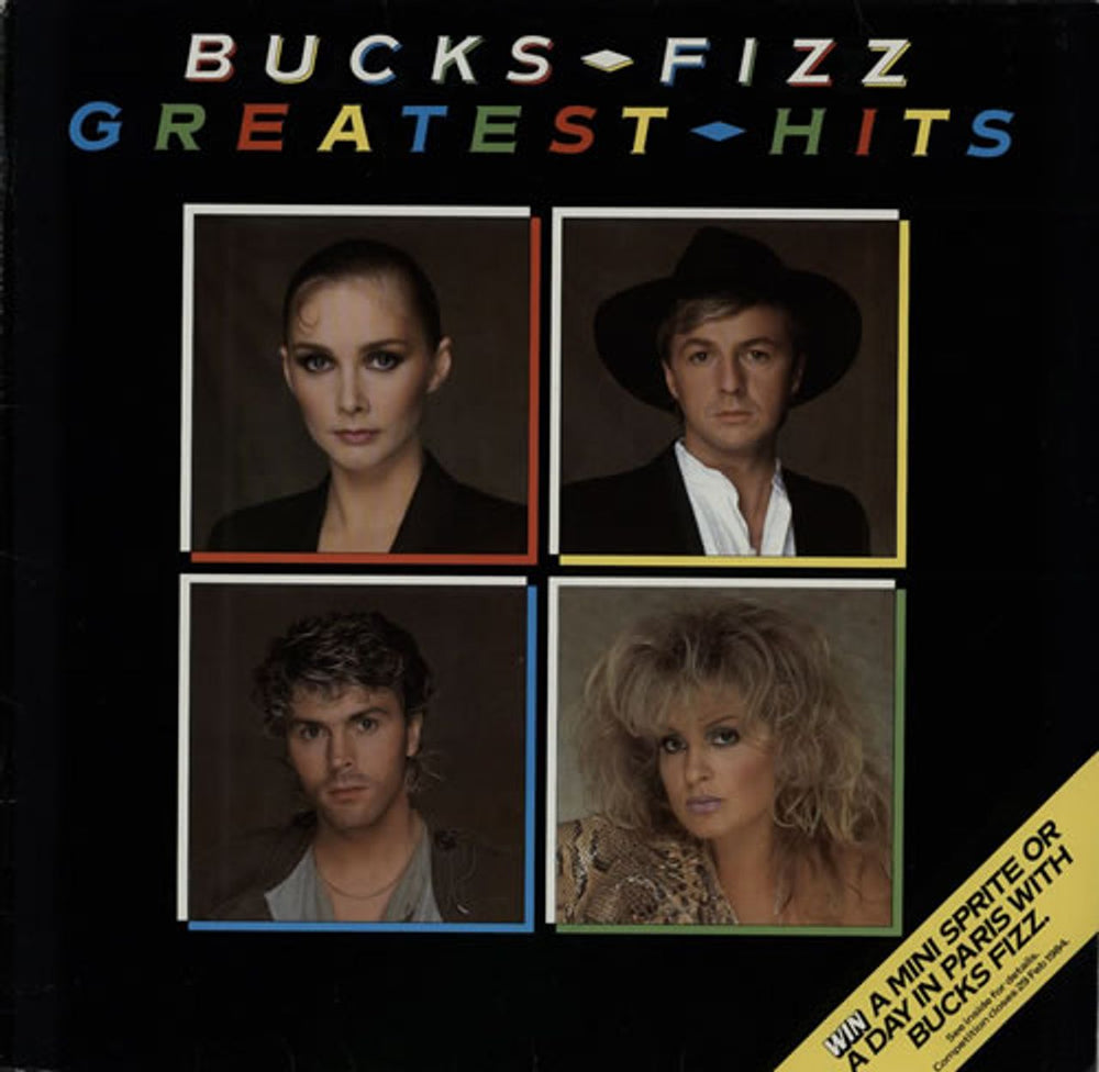 Bucks Fizz Greatest Hits - Competition Sleeve UK vinyl LP album (LP record) PL70022