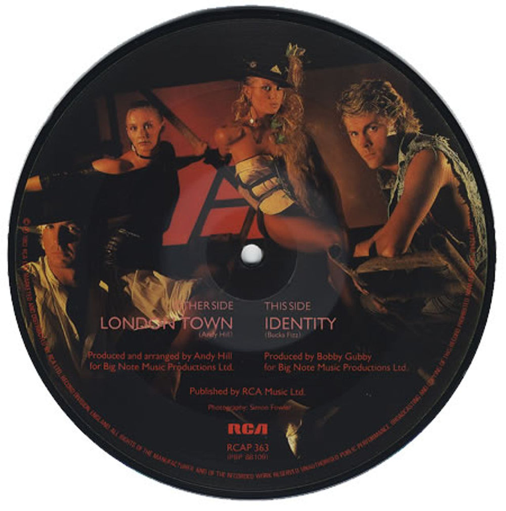 Bucks Fizz London Town UK 7" vinyl picture disc (7 inch picture disc single) BUC7PLO132475