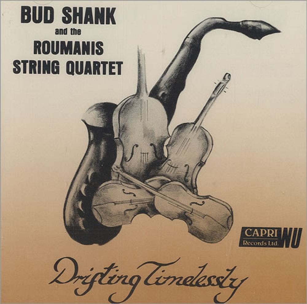 Bud Shank Drifting Timelessly US CD album (CDLP) 75001-2