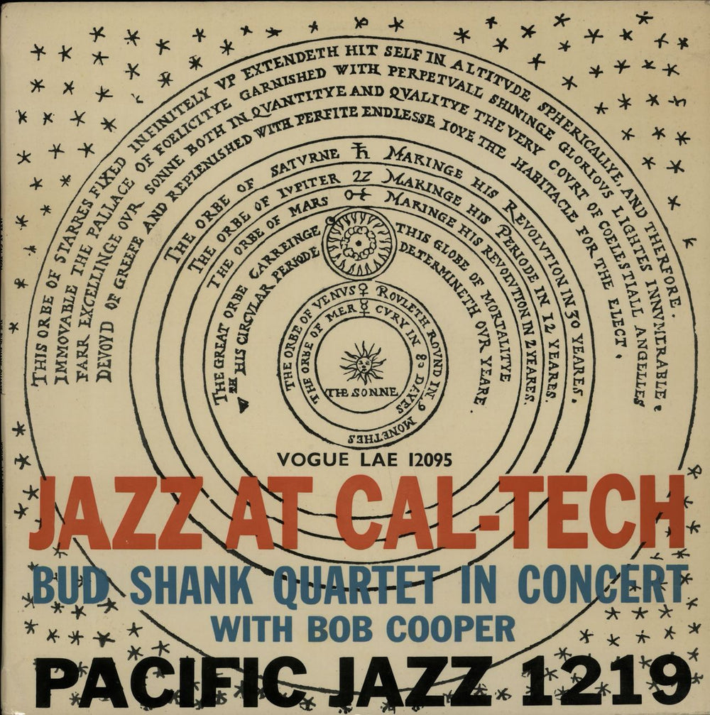 Bud Shank Jazz At Cal-Tech UK vinyl LP album (LP record) LAE12095