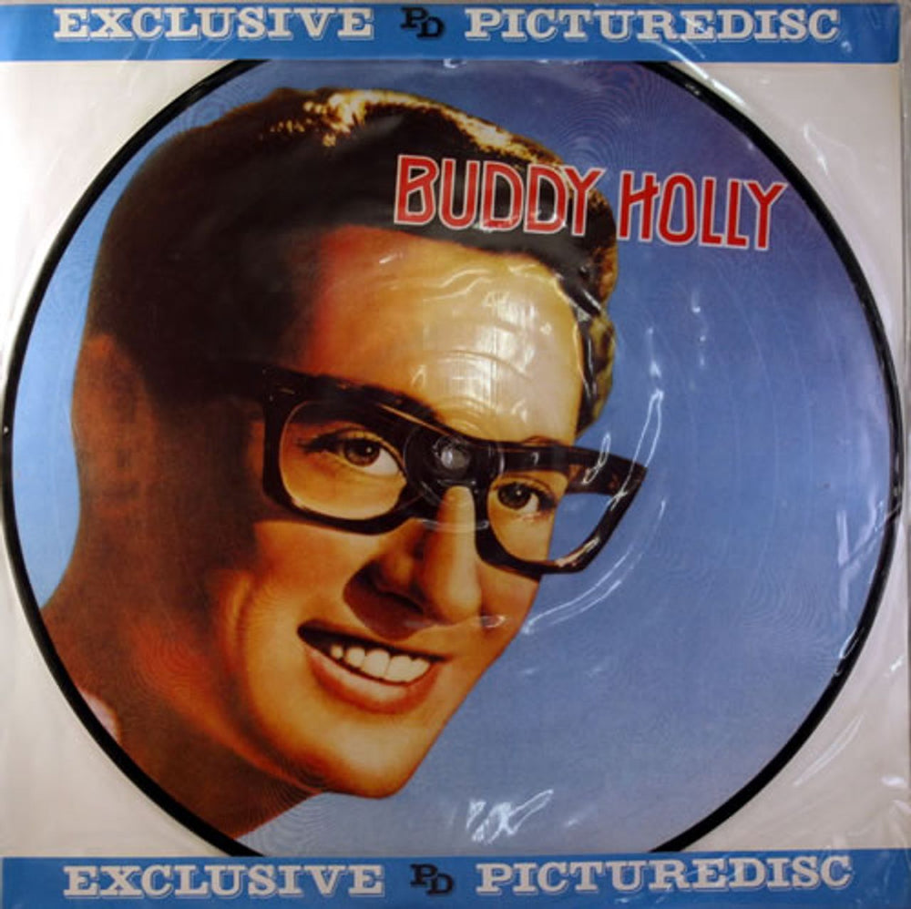 Buddy Holly Buddy Holly + insert Danish picture disc LP (vinyl picture disc album) AR-30006