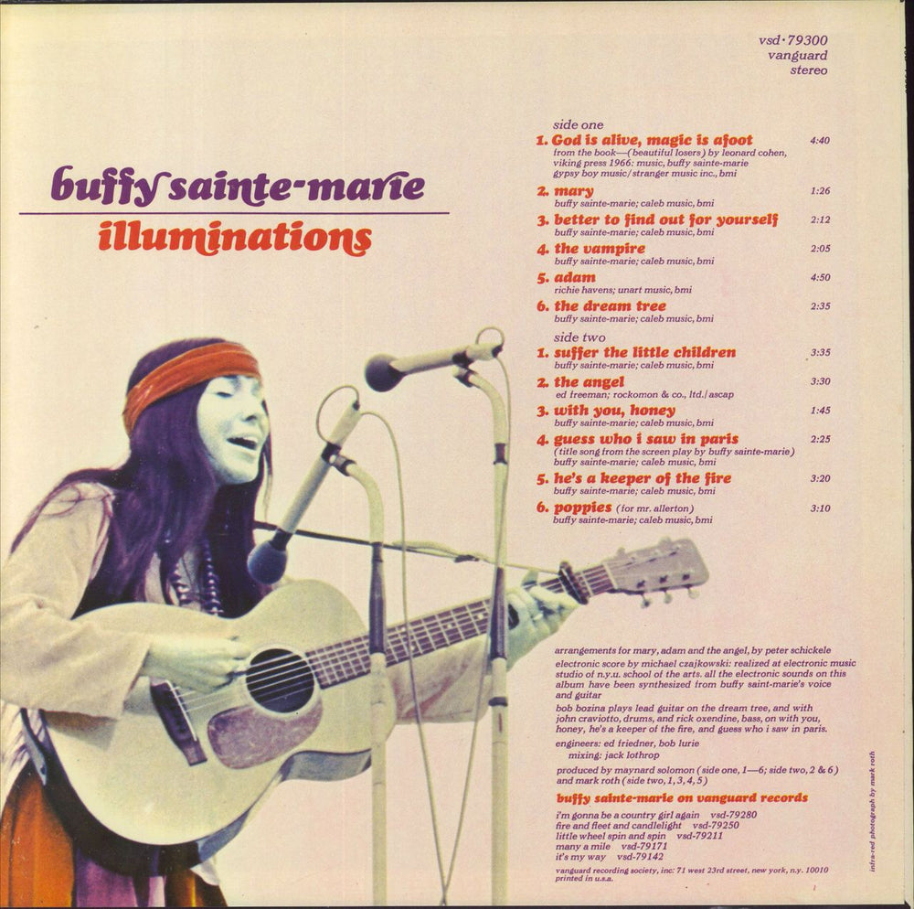 Buffy Sainte-Marie Illuminations US vinyl LP album (LP record)