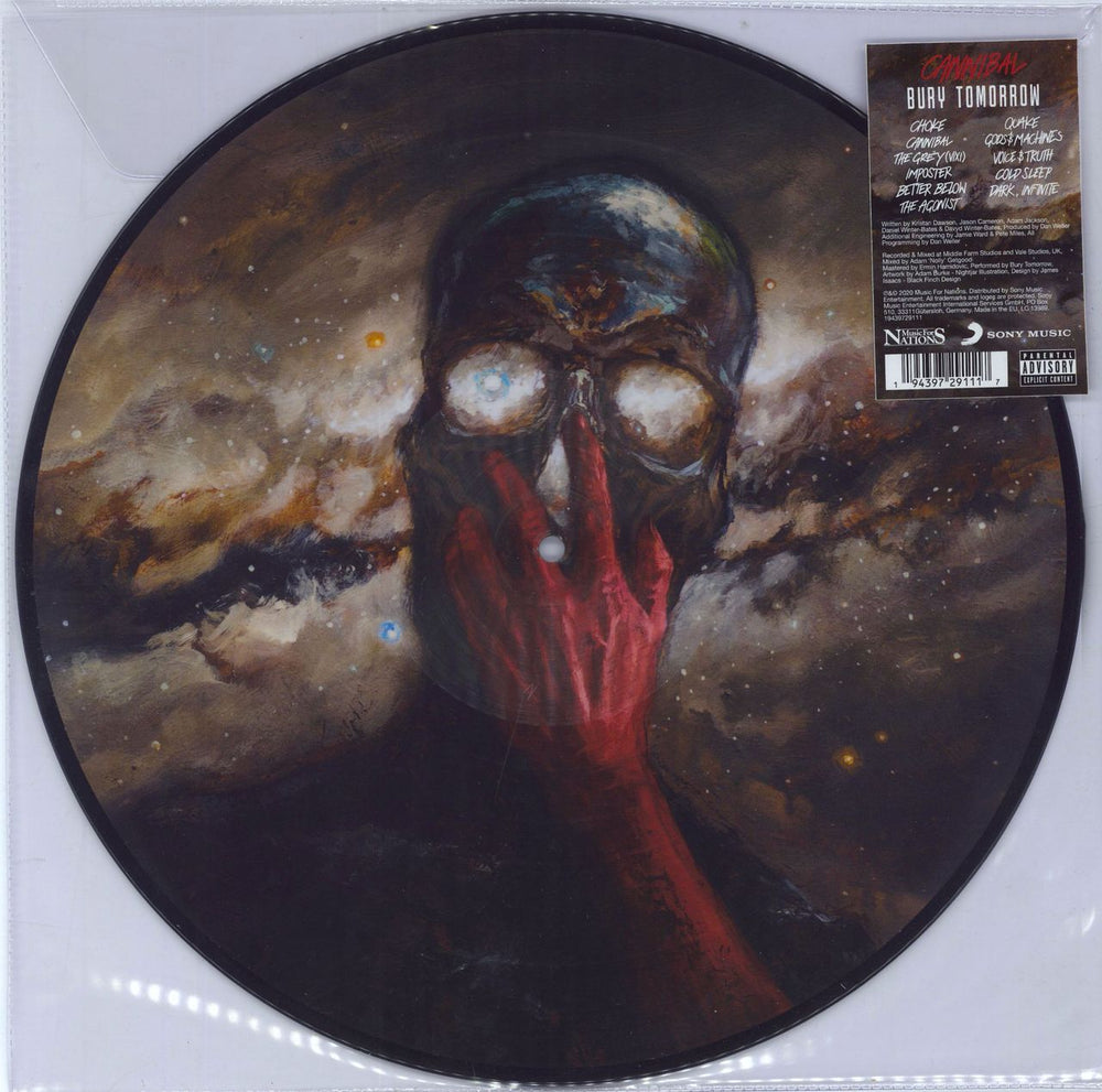 Bury Tomorrow Cannibal UK picture disc LP (vinyl picture disc album) 19439723971