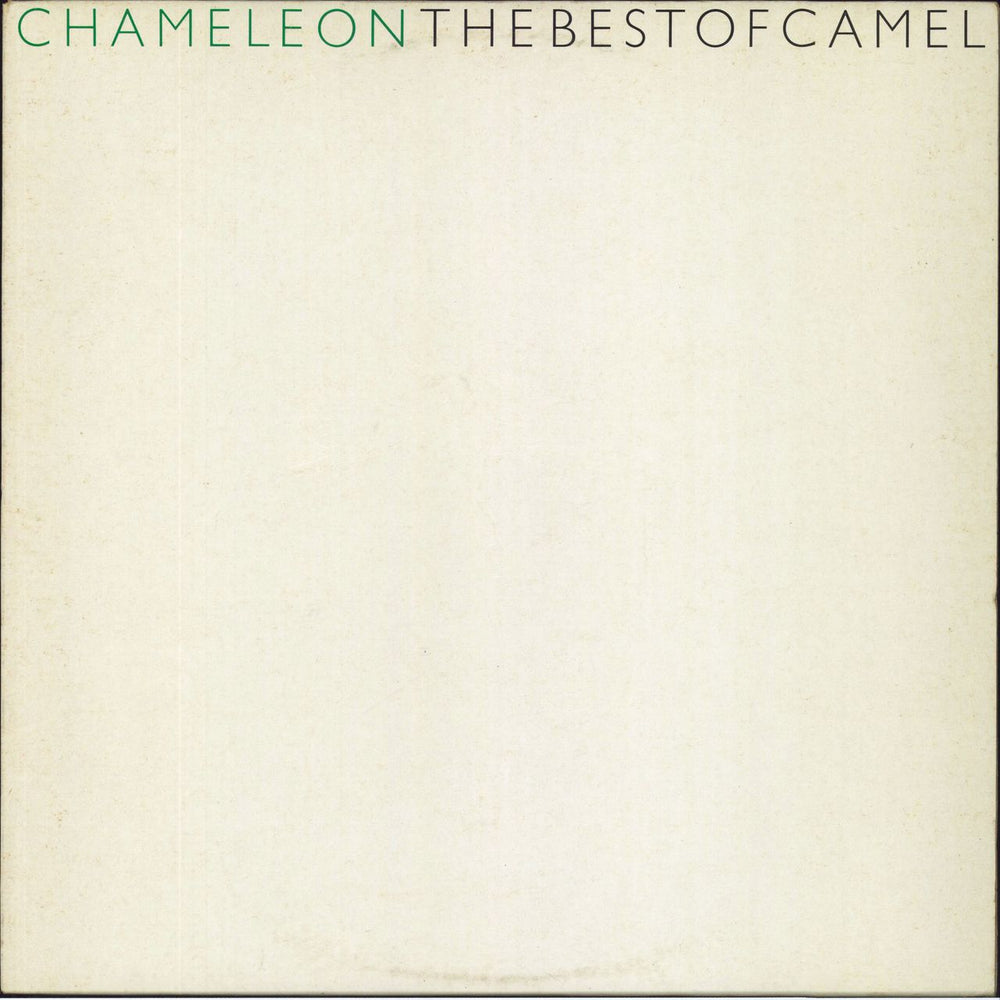 Camel Chameleon - The Best Of Camel - EX UK vinyl LP album (LP record) SKL5325