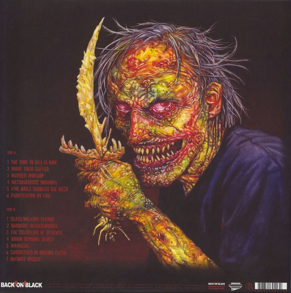 Cannibal Corpse Kill UK vinyl LP album (LP record)