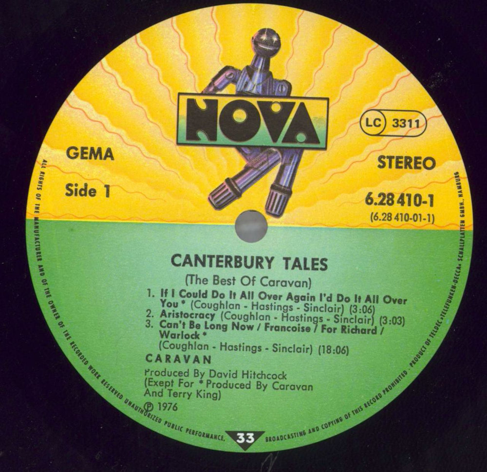 Caravan Canterbury Tales - The Best Of Caravan German 2-LP vinyl record set (Double LP Album) CAV2LCA822464