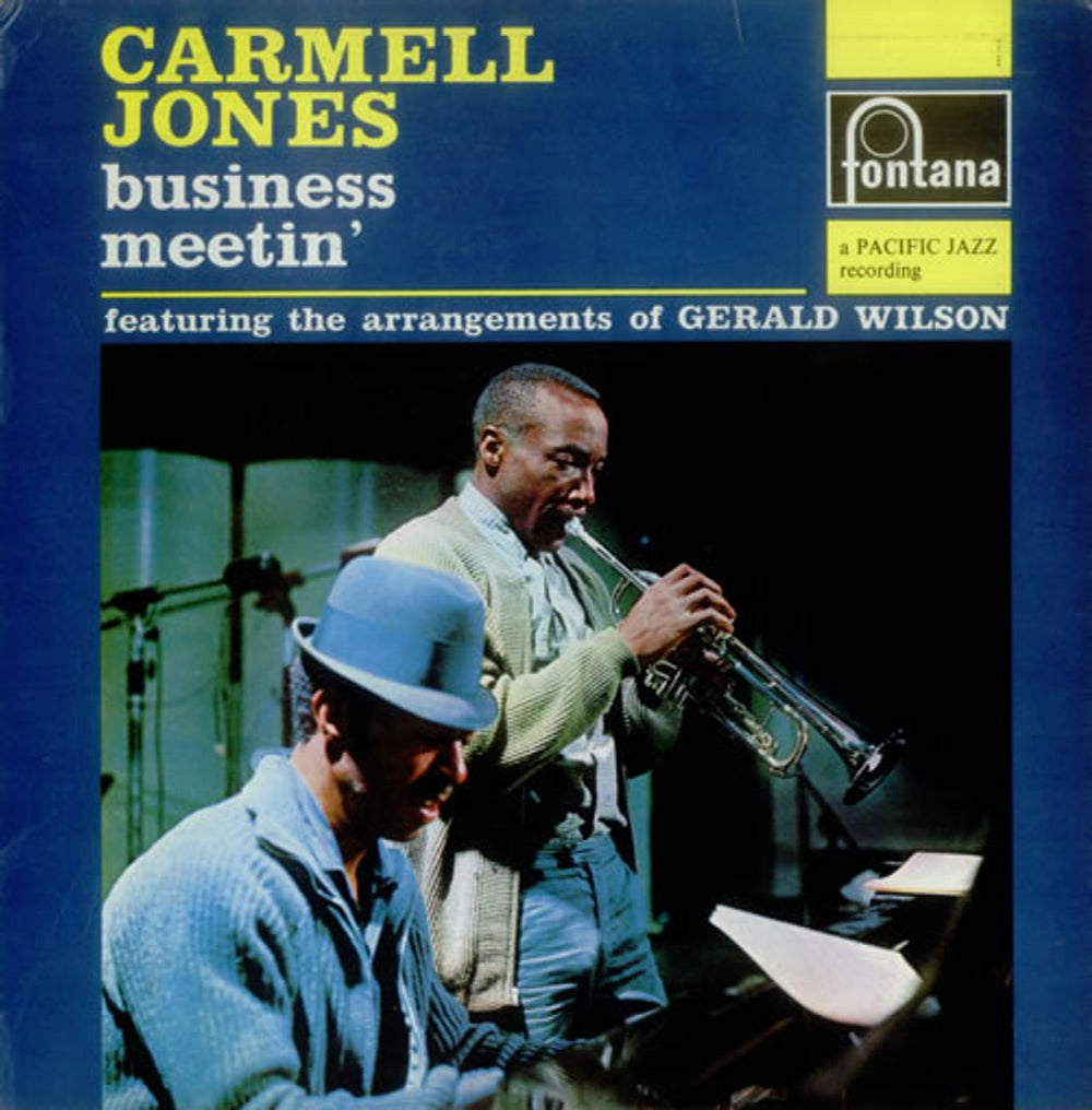 Carmell Jones Business Meetin' UK vinyl LP album (LP record) 688125ZL