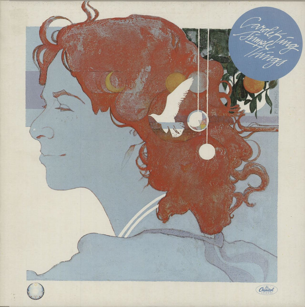 Carole King Simple Things UK vinyl LP album (LP record) EA-ST11667