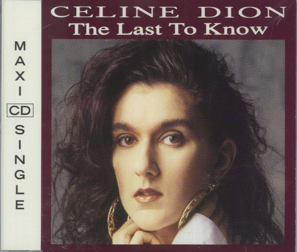 Celine Dion The Last To Know UK CD single (CD5 / 5") 6573332