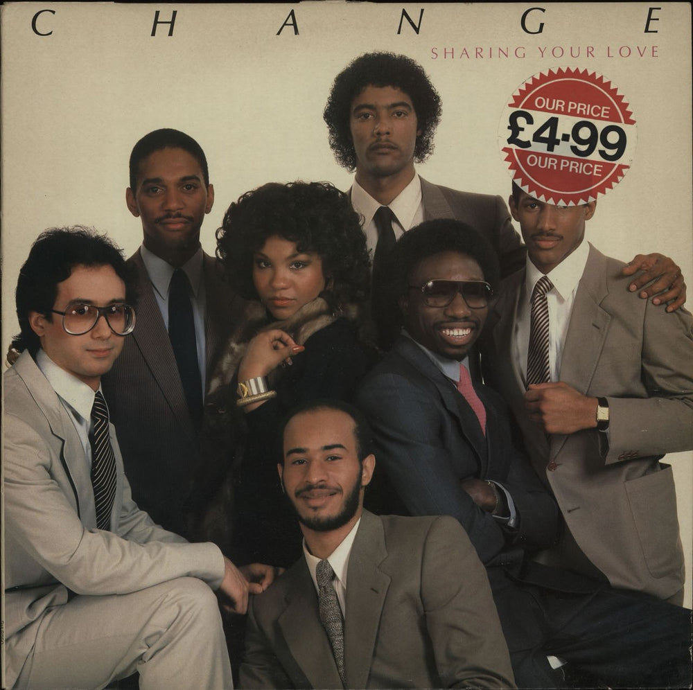Change Sharing Your Love UK vinyl LP album (LP record) SH8550