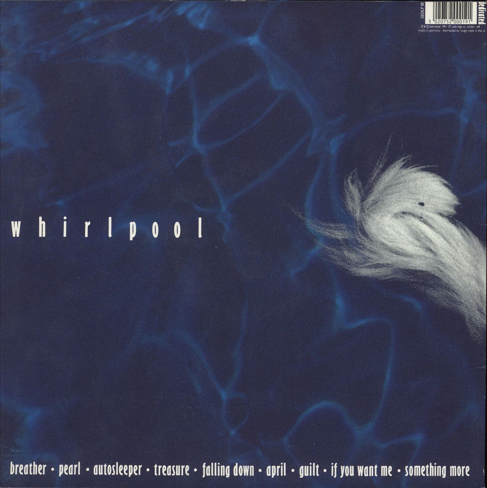 Chapterhouse Whirlpool UK vinyl LP album (LP record) 5020752000191