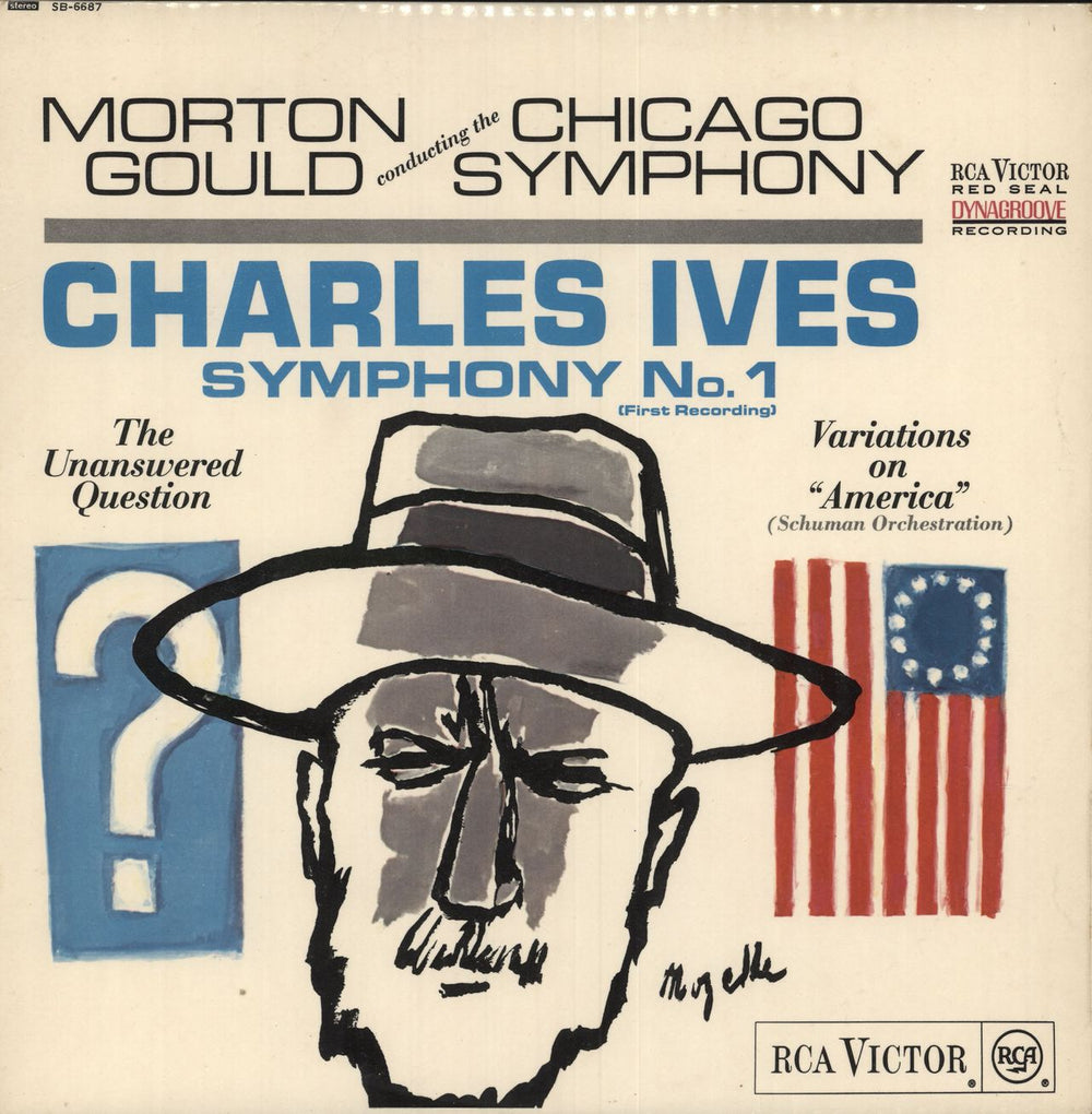 Charles Ives Charles Ives: Symphony No. 1 UK vinyl LP album (LP record) SB-6687