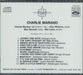 Charlie Mariano Charlie Mariano Spanish CD album (CDLP)