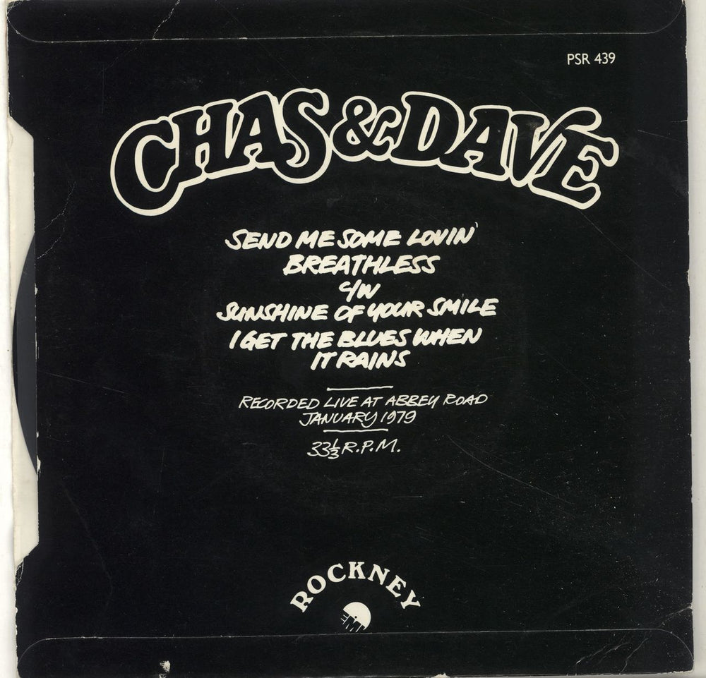 Chas & Dave It's Alright For Nothin'! + Sleeve UK 7" vinyl single (7 inch record / 45) C+D07IT693244