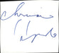 Chrissie Hynde Autograph UK memorabilia AUTOGRAPH