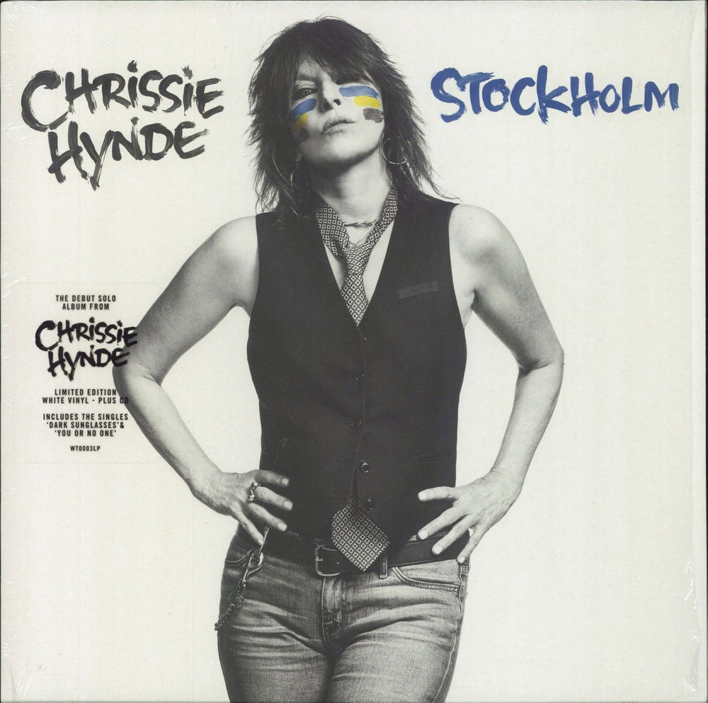 Chrissie Hynde Stockholm - White Vinyl + CD UK vinyl LP album (LP record) WT0003LP