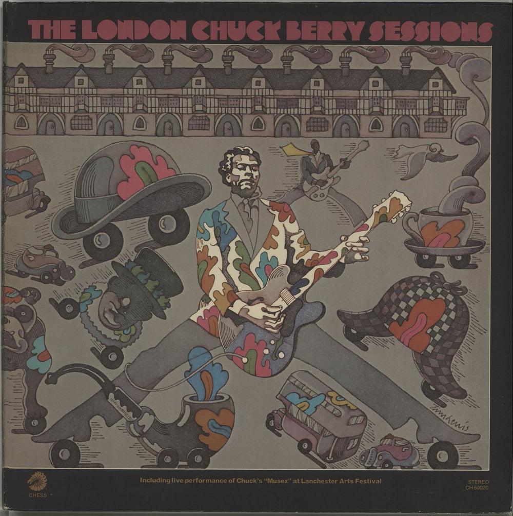 Chuck Berry The London Chuck Berry Sessions US vinyl LP album (LP record) CH60020