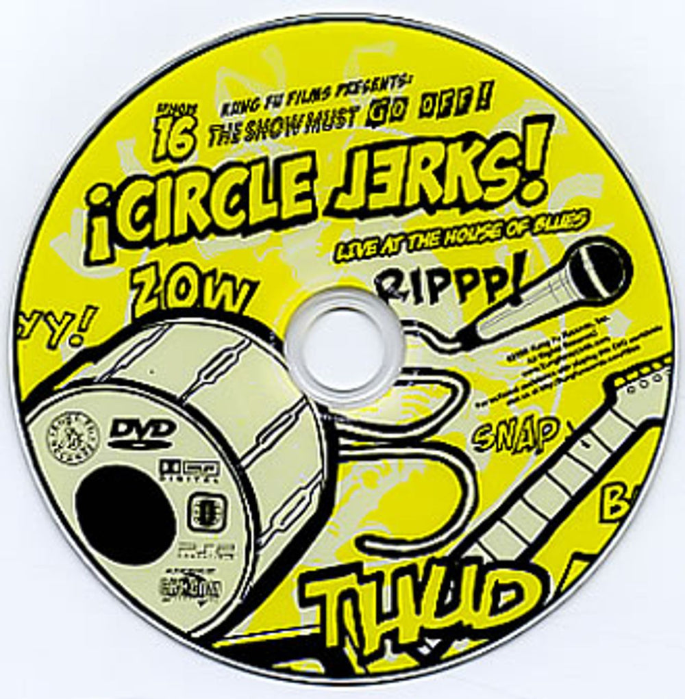 Circle Jerks The Show Must Go Off - Episode 16 US Promo DVD PROMO DVD