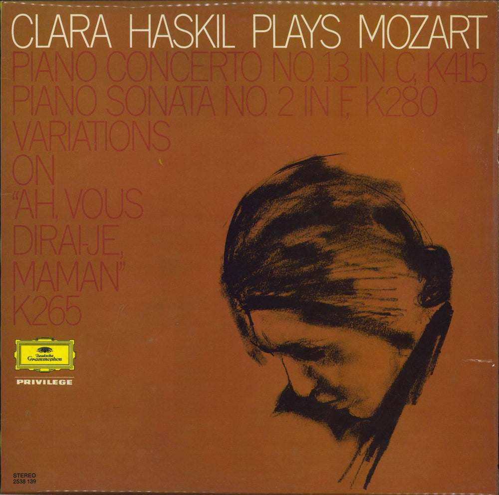 Clara Haskil Clara Haskil Plays Mozart UK vinyl LP album (LP record) 2538139