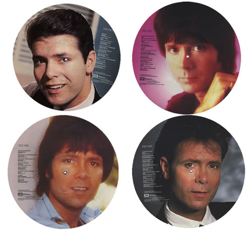 Cliff Richard 30th Anniversary Picture Record Collection UK picture disc LP (vinyl picture disc album) RICPDTH149772