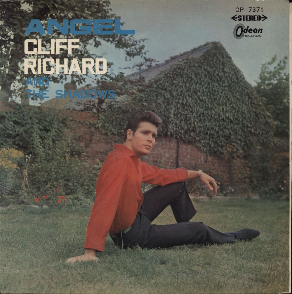 Cliff Richard Angel - Red Vinyl Japanese vinyl LP album (LP record) OP-7371