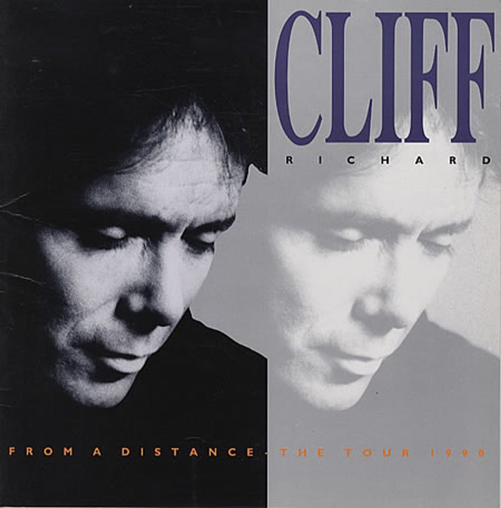 Cliff Richard From A Distance Tour 1990 UK tour programme TOUR PROGRAM