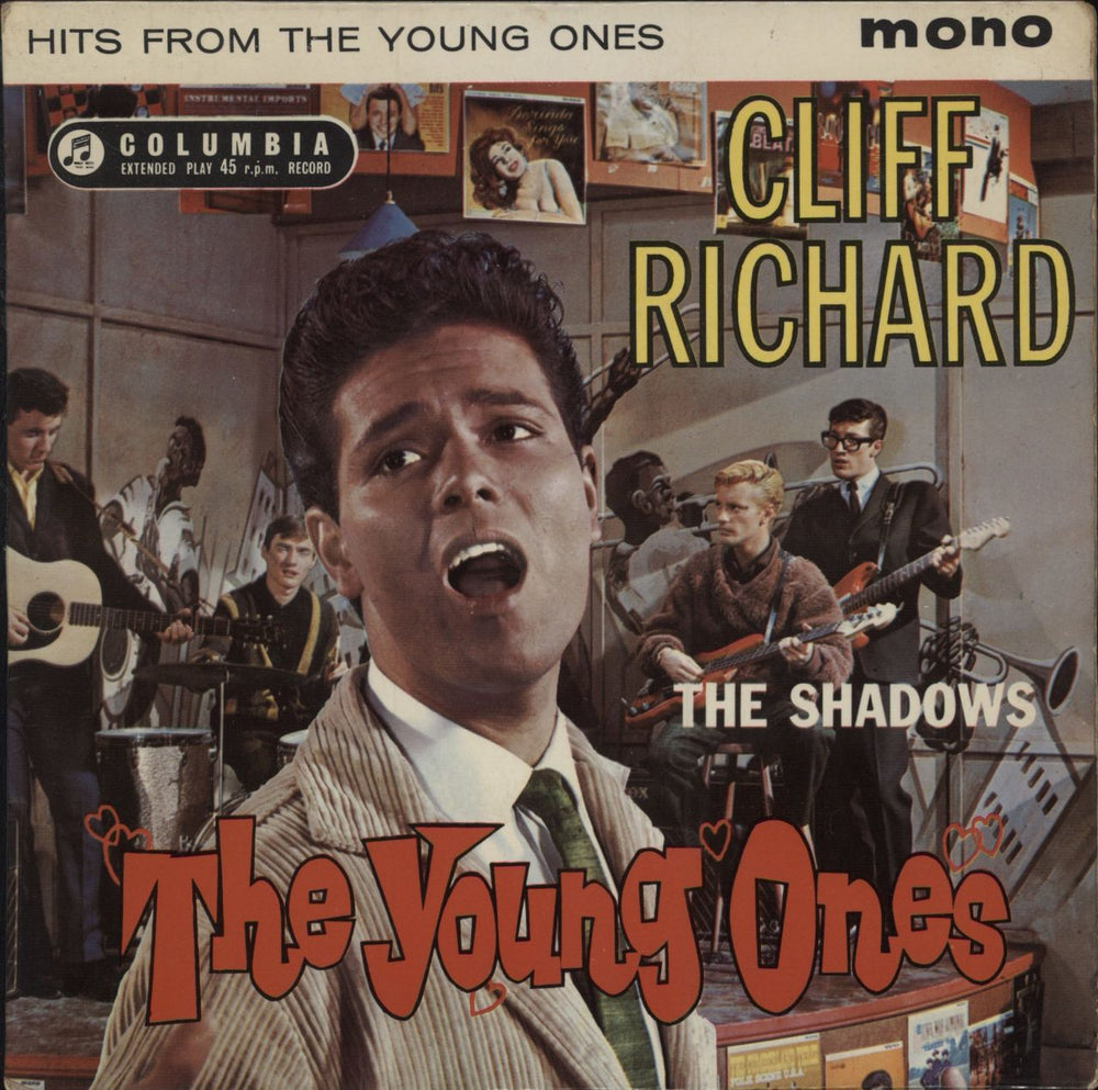 Cliff Richard Hits From The Young Ones E.P. - 2nd VG UK 7" vinyl single (7 inch record / 45) SEG8159