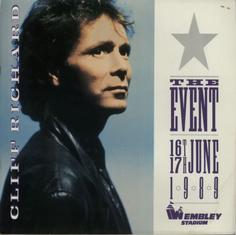 Cliff Richard The Event - 1989 + ticket stubs UK tour programme TOUR PROG