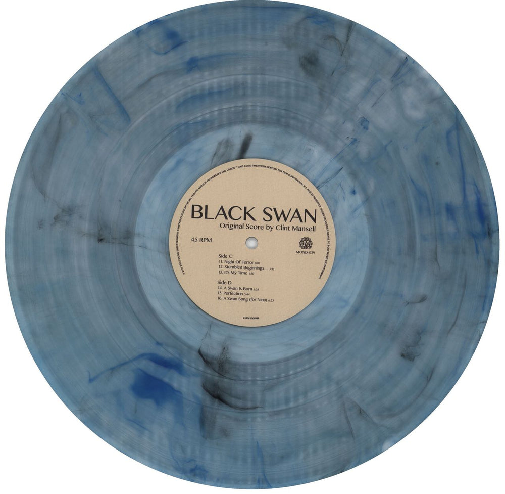 Clint Mansell Black Swan [Original Motion Picture Soundtrack] - Clear Swirl Vinyl + Shrink US 2-LP vinyl record set (Double LP Album)