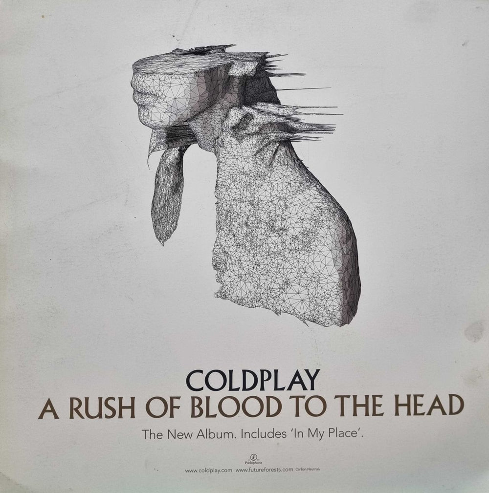 Coldplay A Rush Of Blood To The Head - Autographed US Promo display DPYDIAR793671