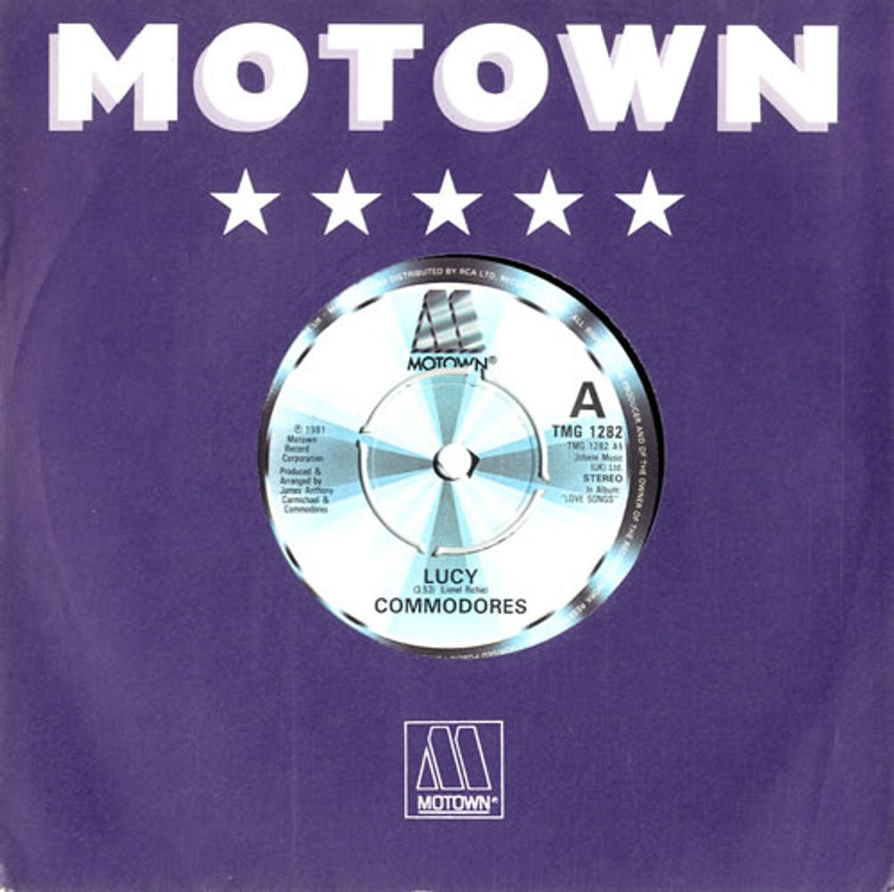 Commodores Lucy UK 7" vinyl single (7 inch record / 45) TMG1282