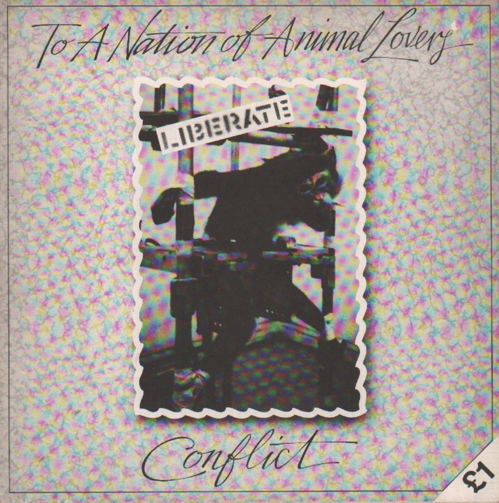 Conflict To A Nation Of Animal Lovers UK 7" vinyl single (7 inch record / 45) CHRISTIT'S4