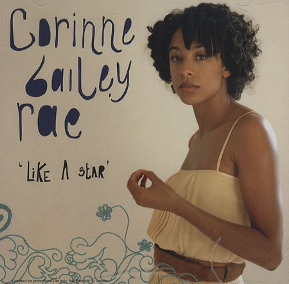 Corinne Bailey Rae Like A Star US Promo CD single (CD5 / 5") DPRO-72004-2