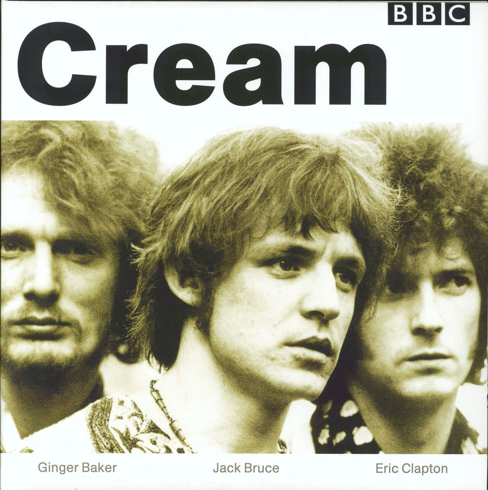 Cream BBC Sessions - White & Cream Vinyl + Numbered UK 2-LP vinyl record set (Double LP Album) 7734197