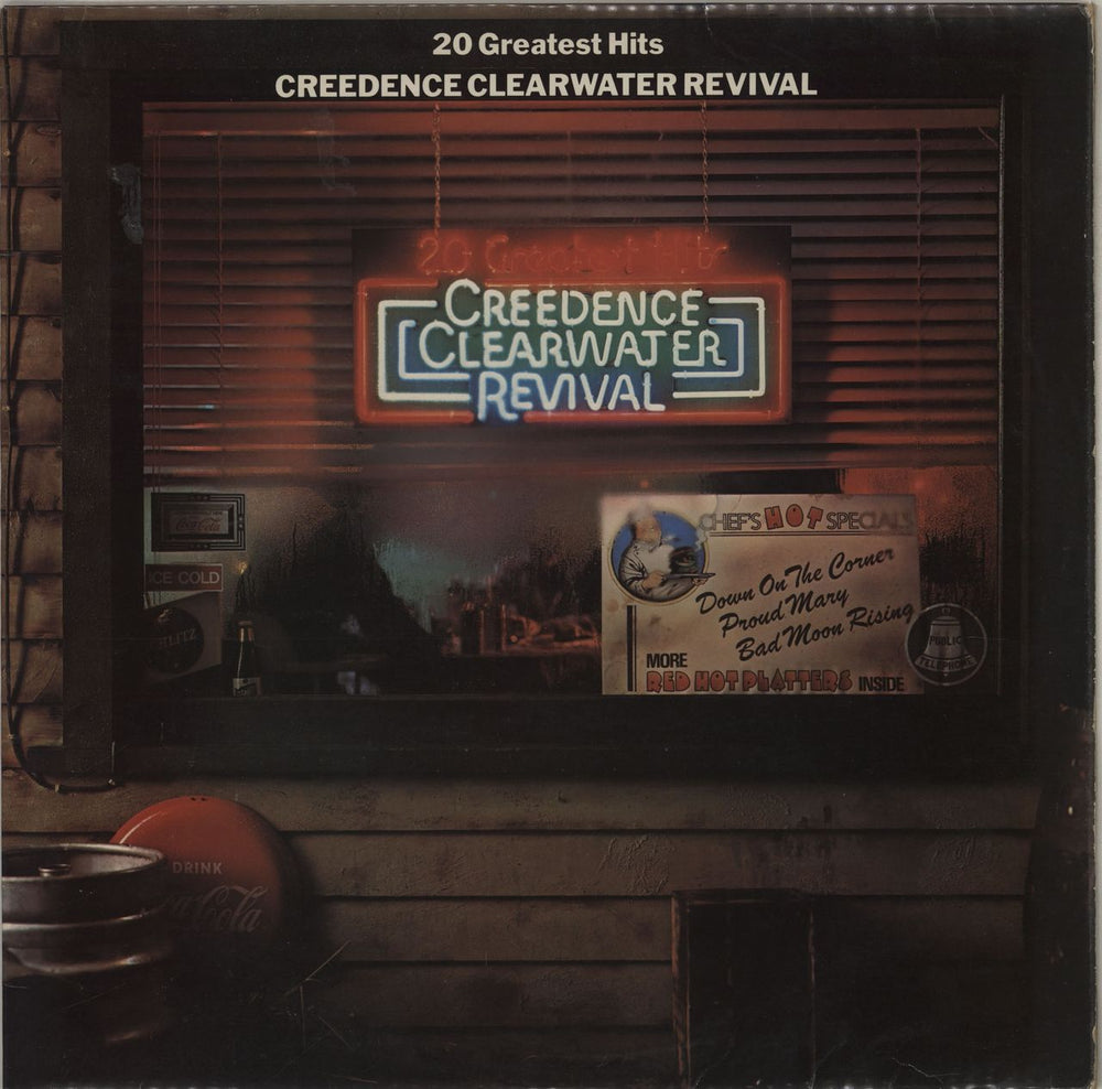 Creedence Clearwater Revival 20 Greatest Hits - EX UK vinyl LP album (LP record) FT558