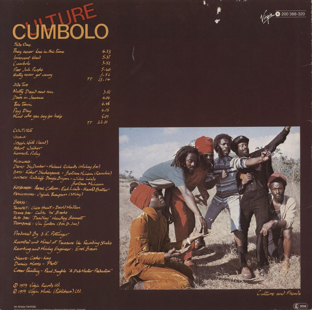 Culture Cumbolo German vinyl LP album (LP record)