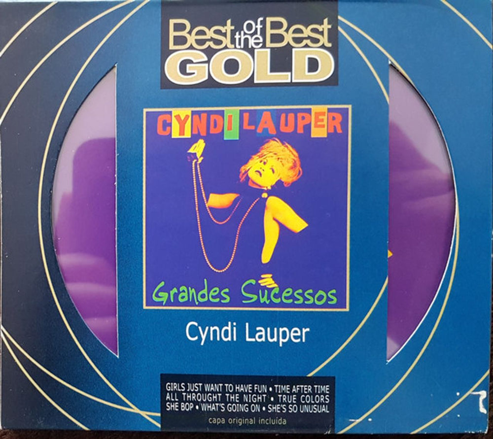 Cyndi Lauper Grandes Sucessos Brazilian CD album (CDLP) 2-502599