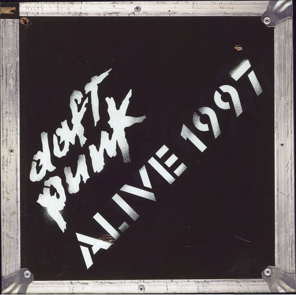 Daft Punk Alive 1997 UK vinyl LP album (LP record) 0190296618116