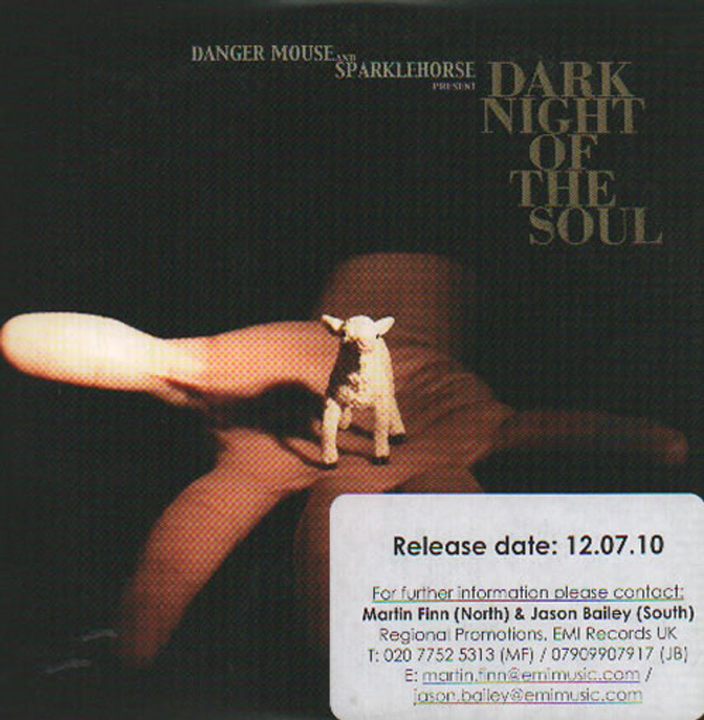 Danger Mouse Dark Night Of The Soul UK Promo CD album (CDLP) 5099964082028