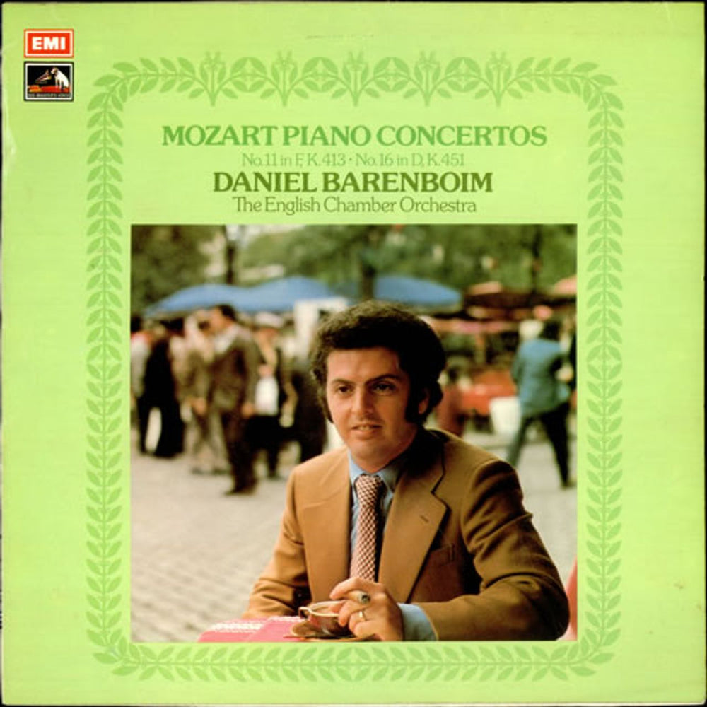 Daniel Barenboim Mozart: Piano Concertos No. 11 in F, K.413 & No. 16 in D, K.451 UK vinyl LP album (LP record) ASD2999