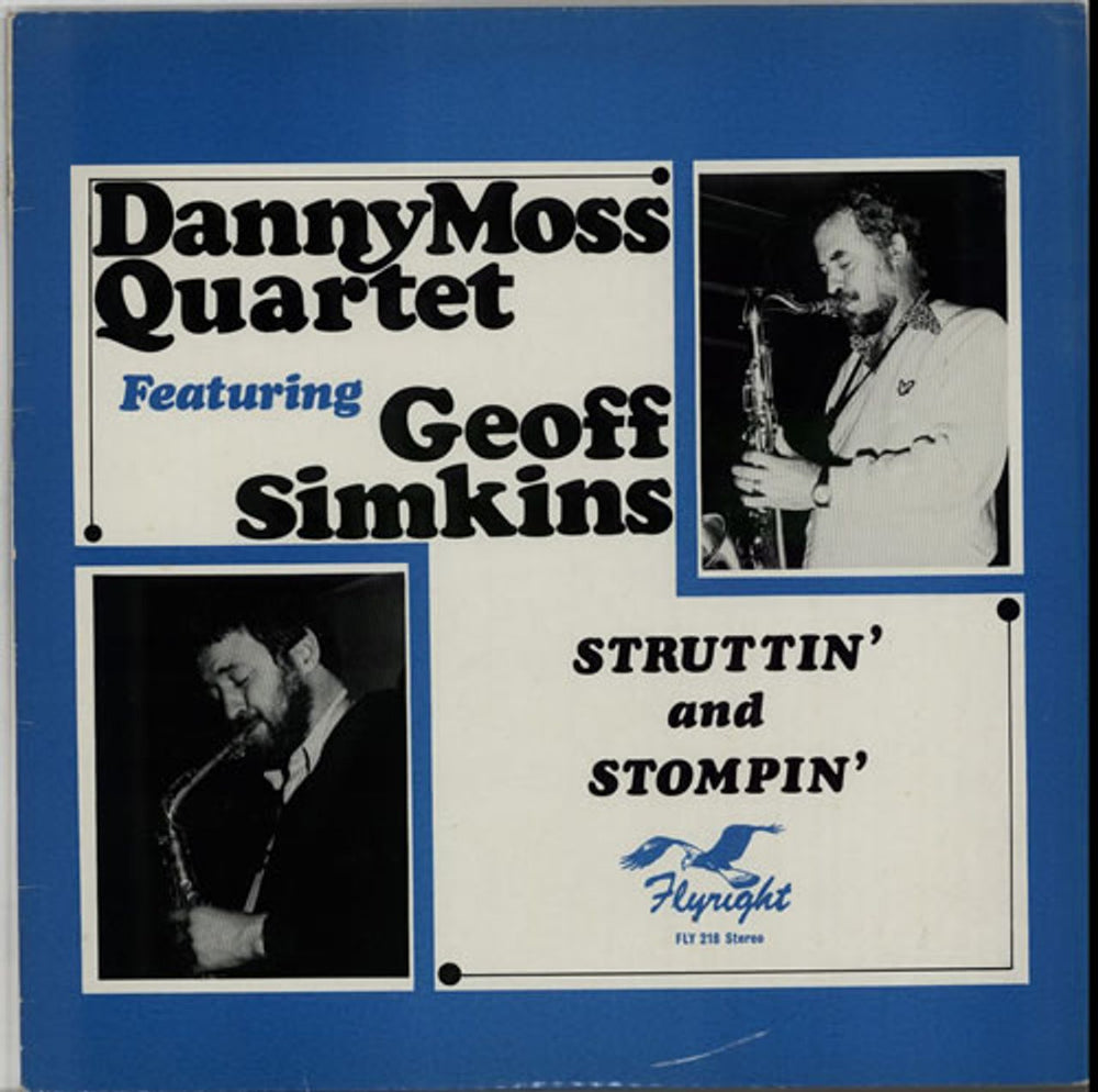 Danny Moss Struttin' And Stompin' UK vinyl LP album (LP record) FLY218