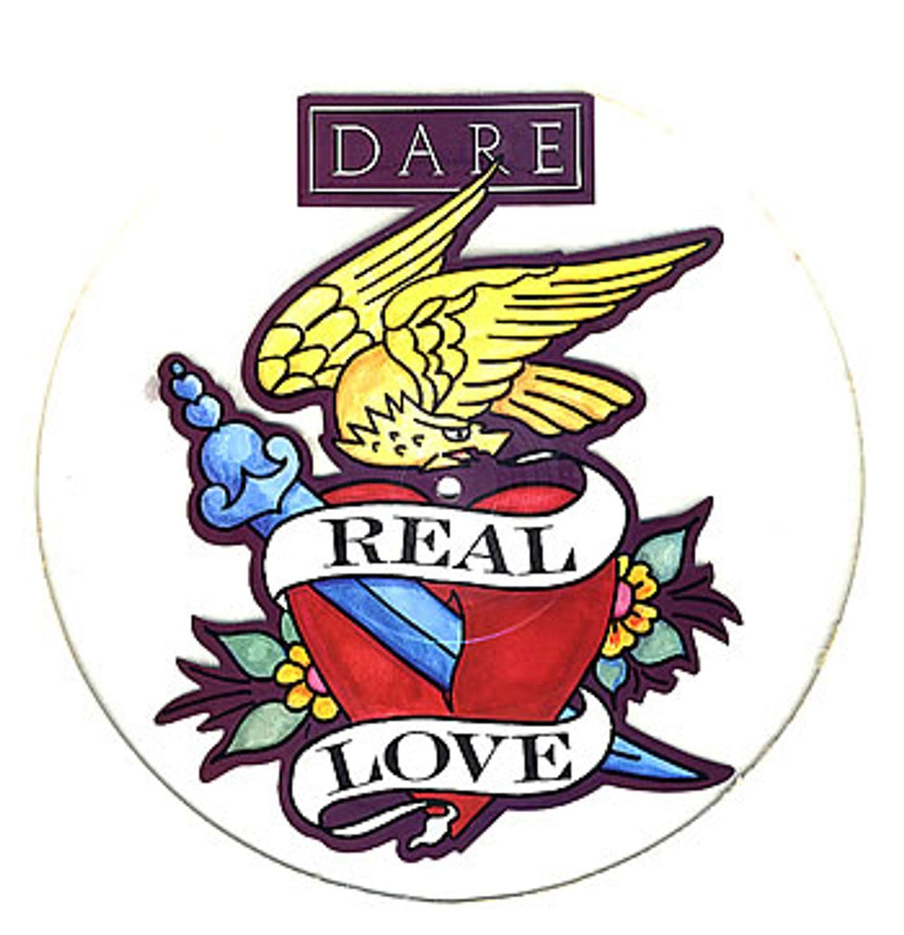 Dare Real Love UK 12" vinyl picture disc (12 inch picture record) AMP824