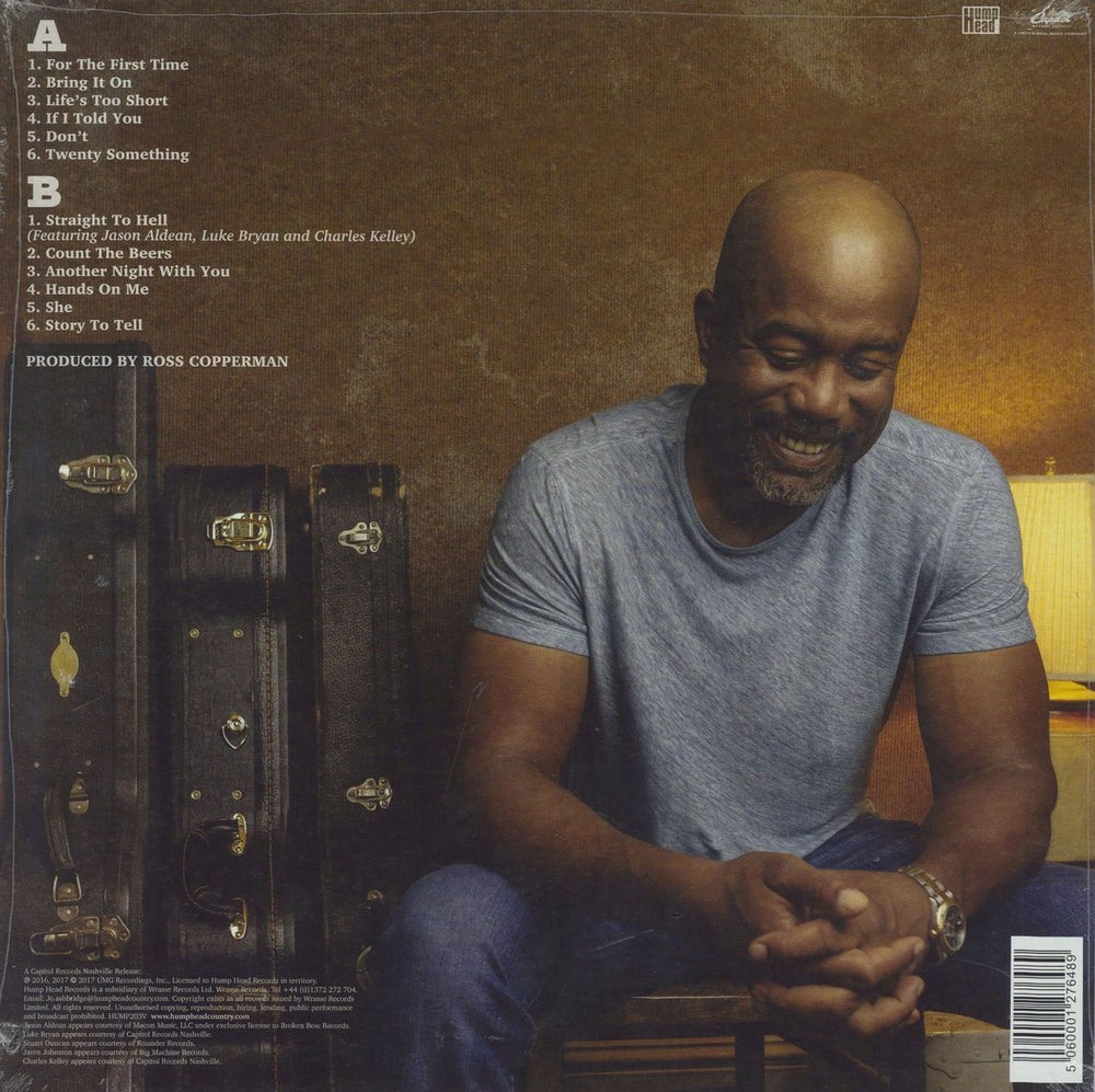 Darius Rucker When Was The Last Time UK vinyl LP album (LP record) 5060001276489