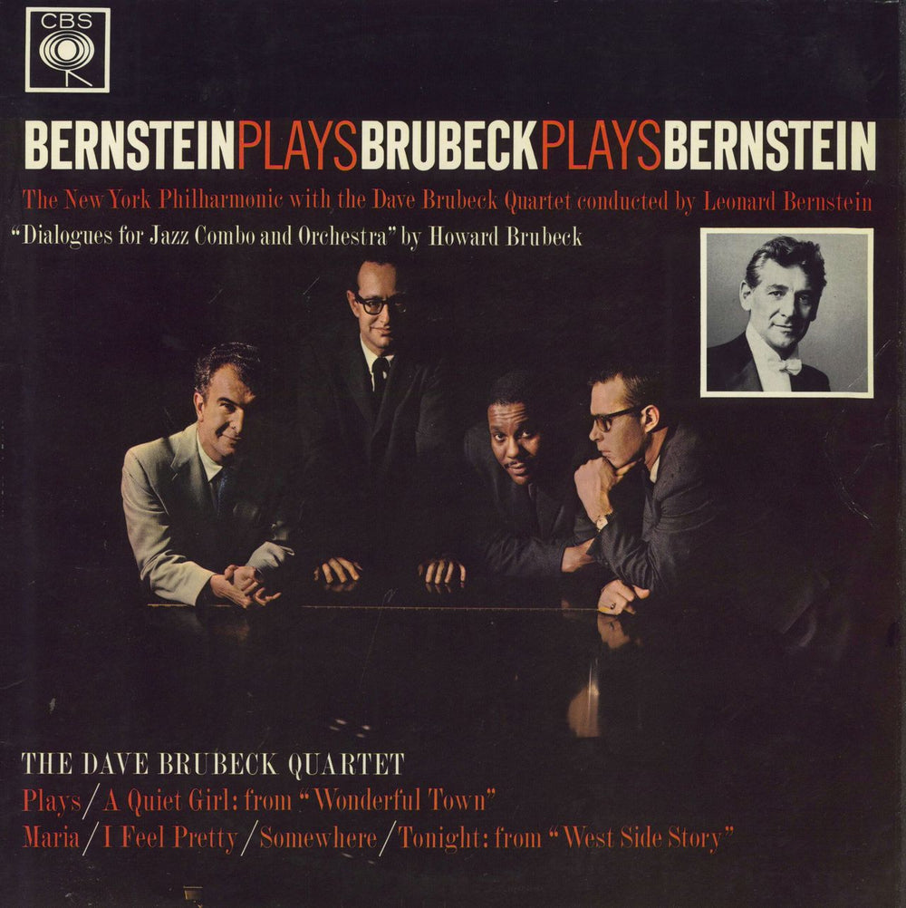 Dave Brubeck Bernstein Plays Brubeck Plays Bernstein UK vinyl LP album (LP record) BPG62071