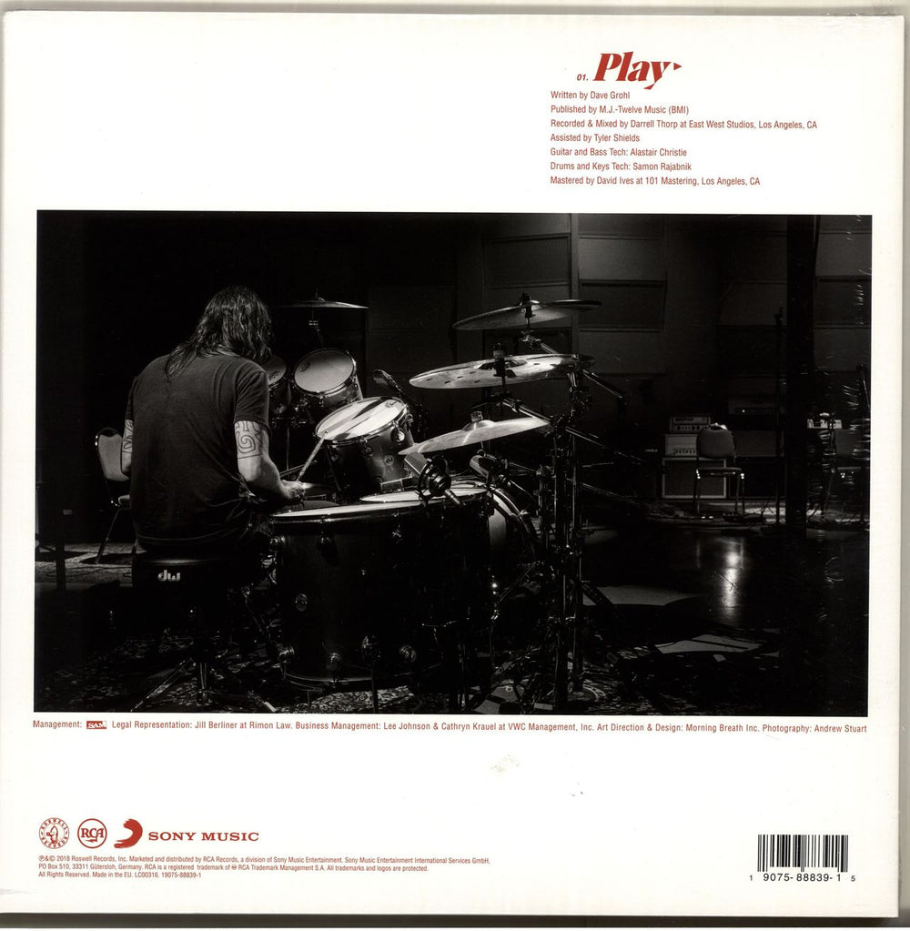Dave Grohl Play - 180gram Vinyl - Sealed UK 12" vinyl single (12 inch record / Maxi-single) 190758883915