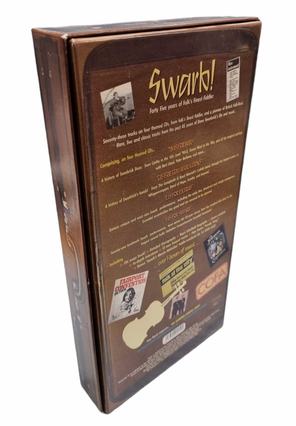 Dave Swarbrick Swarb! Forty Five Years of Folk's Finest Fiddler UK CD Album Box Set DSBDXSW738822